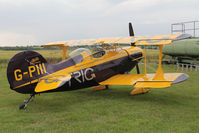 G-PIII @ X5FB - Pitts S-1D. One of the two Pitts Specials of the Trig Aerobatic Team during a stopover at Fishburn Airfield, July 2013. - by Malcolm Clarke