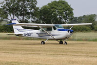 G-BOIY @ EGBR - Cessna 172N Skyhawk at The Real Aeroplane Company's Wings & Wheels Fly-In, Breighton Airfield, July 2013. - by Malcolm Clarke
