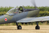 G-BSXD @ EGBR - Soko P-2 Kraguj at The Real Aeroplane Company's Wings & Wheels Fly-In, Breighton Airfield, July 2013. - by Malcolm Clarke