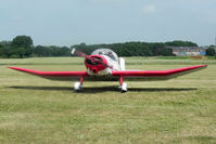 G-BHEL @ EGBR - SAN Jodel D-117 at The Real Aeroplane Company's Wings & Wheels Fly-In, Breighton Airfield, July 2013. - by Malcolm Clarke