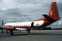 XS643 @ EGQL - Andover E.3A of 115 Squadron on display at the 1983 RAF Leuchars Airshow. - by Peter Nicholson