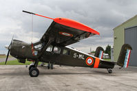 F-GGKL @ EGBR - Max Holste MH.1521M Broussard at The Summer Madness Fly-In. The Real Aeroplane Company, Breighton Airfield, August 2013. - by Malcolm Clarke