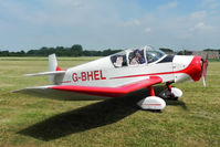 G-BHEL @ EGBR - SAN Jodel D-117 at The Real Aeroplane Company's Wings & Wheels Fly-In, Breighton Airfield, July 2013. - by Malcolm Clarke