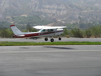 N5443L @ SZP - 1980 Cessna 152, Lycoming O-235 115 Hp, takeoff Rwy 22 - by Doug Robertson
