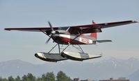N5375D @ PALH - Landing at Lake Hood - by Todd Royer