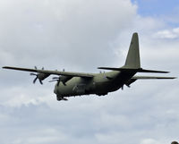 ZH872 @ EGFH - C-130J-30 Hercules C.4 pulling out from runway 22 en route to RAF Brize Norton. - by Derek Flewin