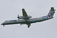 G-ECOT @ EGNM - flybe - by Chris Hall