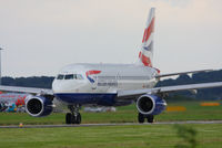 G-EUOA @ EGNM - British Airways - by Chris Hall