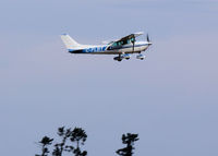 C-FLBT @ CYNJ - Far away shot of it taking off - by Guy Pambrun