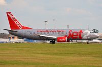 G-CELH @ EGNX - Jet2 B733 vacating the runway - by FerryPNL
