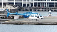 C-GXHJ @ CBC7 - Getting ready for departure from the Vancouver Harbour Heliport. - by M.L. Jacobs