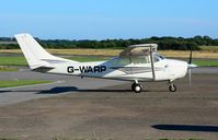 G-WARP @ EGFH - Visiting Cessna Skylane. Previously registered G-ASHB. - by Roger Winser