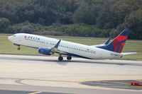 N3734B @ KTPA - This Delta 2000 737-832 lifts off rwy 19R at Tampa Int'l Airport (TPA) - by Ron Coates