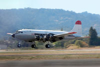 N460WA @ STS - A C-54 Flies by in Sonoma County, California - by Wernher Krutein / Photovalet.com