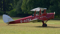 G-ACDA @ X1WP - 2. G-ACDA at The 28th. International Moth Rally at Woburn Abbey, Aug. 2013. - by Eric.Fishwick