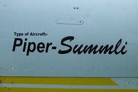 G-KCIN @ EGBO - this is the only PA-28 I have seen that carries the name Piper-Summli - by Chris Hall