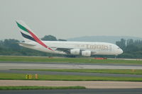 A6-EED @ EGCC - Emirates Airbus A380-861 taking off from Manchester Airport. - by David Burrell