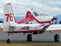 C-GSYF @ CYXX - Conair #76 located at Conair Aviation is a single-engine firefighting air tanker. - by M.L. Jacobs