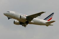 F-GUGO @ LFRB - Airbus A318-111, Take off rwy 25L, Brest-Bretagne Airport (LFRB-BES) - by Yves-Q