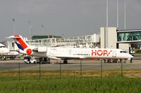 F-GRZO @ LFRB - Canadair Regional Jet CRJ-700, Boarding area, Brest-Bretagne Airport (LFRB-BES) - by Yves-Q