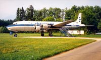 YU-AFF @ LJLJ - Douglas DC-6B [43553] (Adria Airways) Ljubljana~S5 18/06/1996 - by Ray Barber
