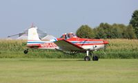 N9548G @ KAXA - Cessna A188B - by Mark Pasqualino