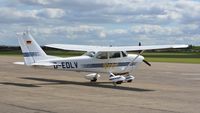 D-EDLY @ EGSU - 2. D-EDLY visiting Duxford Airfield - by Eric.Fishwick