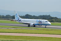G-FBJE @ EGCC - Flybe Embraer ERJ-175STD taxiing Manchester Airport. - by David Burrell