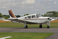 G-AYAC @ EGBR - Piper PA-28R-200 Cherokee Arrow at The Summer Madness Fly-In. The Real Aeroplane Club, Breighton Airfield, August 2013. - by Malcolm Clarke