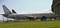 VN-A192 @ EGDX - Boeing 737-4Q8, ex Jetstar Pacific, parked outside the Twin Peaks Hangar.