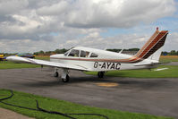 G-AYAC @ EGBR - Piper PA-28R-200 Cherokee Arrow at The Summer Madness Fly-In. The Real Aeroplane Club, Breighton Airfield, August 2013. - by Malcolm Clarke