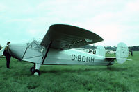 G-BCGH @ EGTH - Nord NC.854S [122] Old Warden~G 11/07/1982. Image from a slide. - by Ray Barber