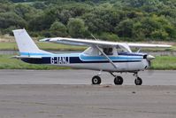 G-IANJ @ EGFH - Visiting Reims/Cessna F150K. - by Roger Winser