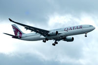A7-AEA @ EGLL - Qatar Airways - by Chris Hall