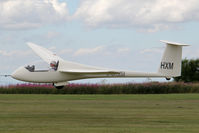 G-CHXM @ X5SB - Grob G102 Astir being launched for a cross country flight during The Northern Regional Gliding Competition, Sutton Bank, North Yorks, August 2nd 2013. - by Malcolm Clarke