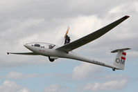 G-BSOM @ X5SB - Glazer-Dirks DG-400 at  The Northern Regional Gliding Competition, Sutton Bank, North Yorks, August 2nd 2013. - by Malcolm Clarke