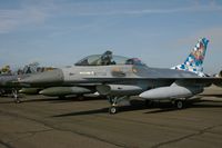 FB-24 @ LFOC - Belgian Air Force General Dynamics F-16BM Fighting Falcon, Chateaudun Air Base 279 (LFOC).  OCU painted up two-seater FB-24 on the occasion of the OCU's (Operational Conversion Unit)15th anniversary. - by Yves-Q