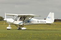 G-CEZA @ EGBK - Photographed at Sywell in the UK during the 2013 Light Aircraft Association Rally - by Terry Fletcher