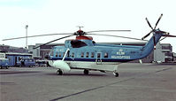 PH-NZL @ EHAM - Sikorsky S-61N [61775] (KLM Helicopters) Amsterdam-Schiphol~PH 10/06/1982. Taken from a slide. - by Ray Barber