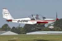 G-CDIG @ EGBK - Arriving at the 2013 Light Aircraft Association Rally at Sywell in the UK - by Terry Fletcher