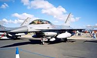 ET-199 @ EGVA - General Dynamics F-16B Fighting Falcon [6G-15] (Royal Danish Air Force) RAF Fairford~G 22/07/1995 - by Ray Barber