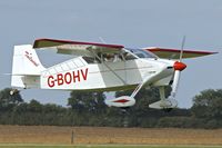 G-BOHV @ EGBK - 1990 Wittman W-8 Tailwind, c/n: PFA 031-11151 at Sywell - by Terry Fletcher