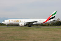 A6-EFL @ KPAE - KPAE/PAE Emirates 778 taxiing for delivery this morning to VHHH - by Nick Dean