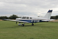 G-BTAW @ X5FB - Piper PA-28-161 Cherokee Warrior II, Fishburn Airfield, September 2013. - by Malcolm Clarke