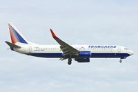 EI-RUB @ EGLL - Transaero's Boeing 737-85P, c/n: 33982 at Heathrow - by Terry Fletcher