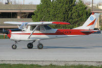 C-FXTX @ CYKZ - This small Cessna was starting a rolling takeoff on rwy 33. It was based at Brampton (CNC3) at the time. In late 2012 its reg was cancelled, so I wonder how its doing? It's was affectionately called Rosie.