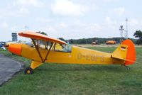 D-EGFG @ EDXN - Piper L-18C Super Cub at the Spottersday of the Nordholz Airday 2013 celebrationg 100 Years of German Naval Aviation at Nordholz Naval Aviation Base