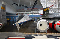 66-13551 @ KFFO - An X-1, X-15, and the XB-70 frame the Martin X-24. - by Daniel L. Berek