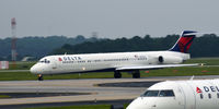 N947DL @ KATL - Takeoff roll Atlanta - by Ronald Barker