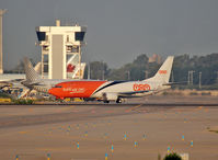 OE-IAP @ LEBL - Taxiing for departure... - by Shunn311